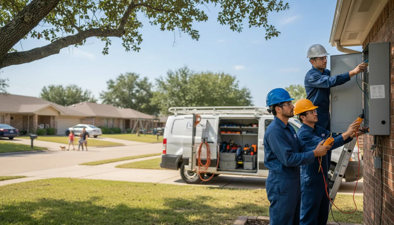 Certified electrician providing emergency electrical services in Somerville, TN
